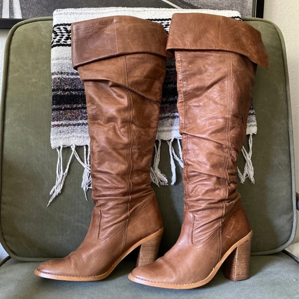 [JEFFREY CAMPBELL] OTK/Thigh High Western Boot